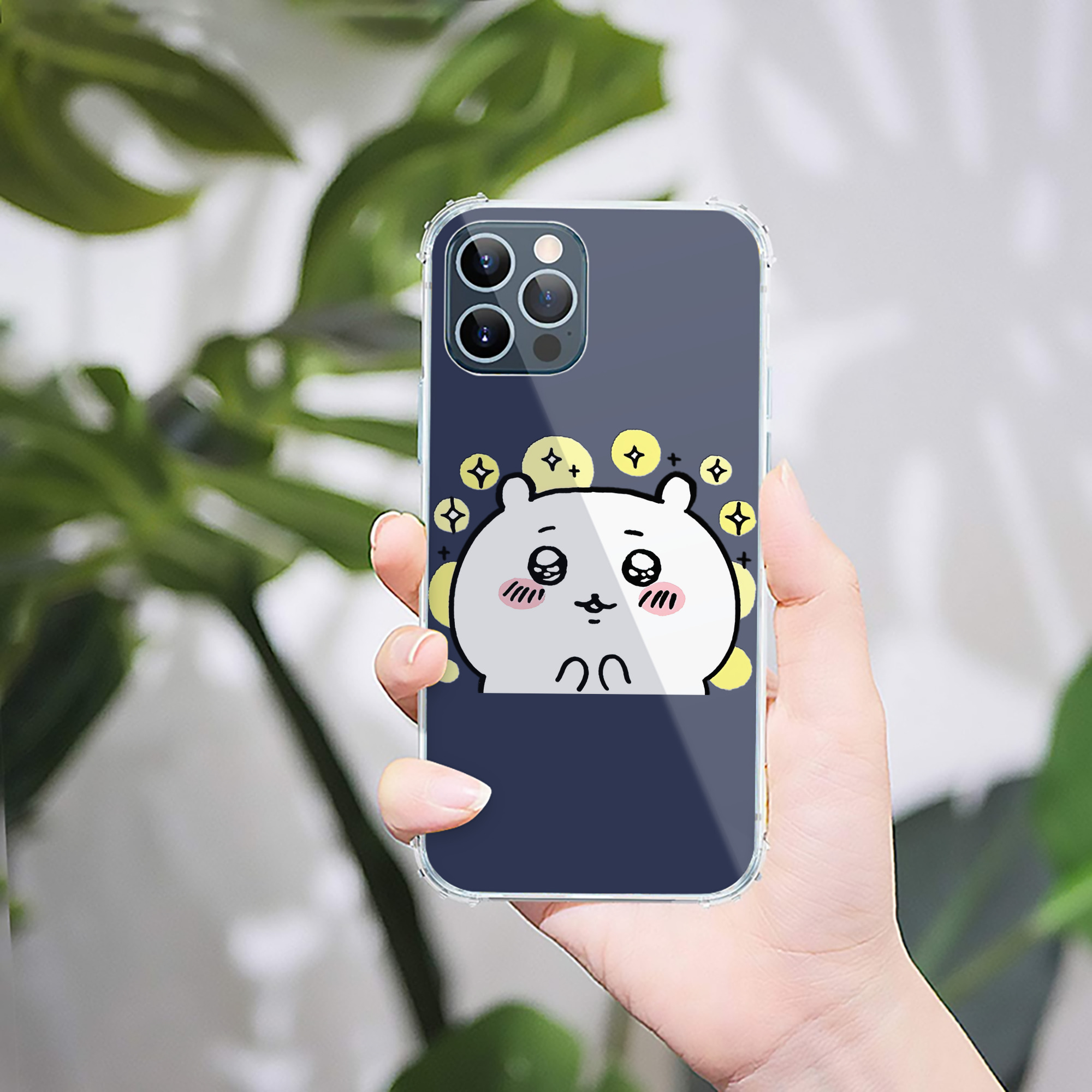 （画像用） ちいかわ ちいかわ Chii-kawa chiikawa 【iPhone 12シリーズ対応】透明スマホケース（クリアソフトケース）